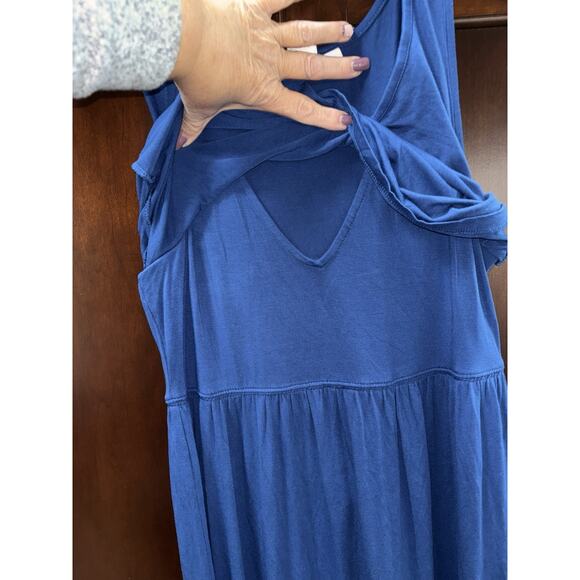 GAP Maternity Small Layered Nursing Tank Dress stretch jersey - Picture 5 of 7